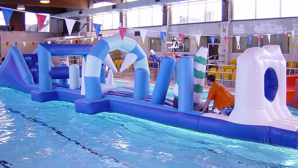 Cover Image for Aqua Runs & Wet Side Swimming Pool Inflatables